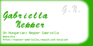 gabriella nepper business card